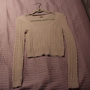 Free People Crop Sweater